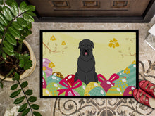 Load image into Gallery viewer, Easter Eggs Black Russian Terrier Doormat - 18x27 Decorative Floor Mat – Indoor/Outdoor Rug with Artistic Flair BB6026MAT