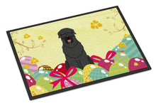 Load image into Gallery viewer, Easter Eggs Black Russian Terrier Doormat - 18x27 Decorative Floor Mat – Indoor/Outdoor Rug with Artistic Flair BB6026MAT