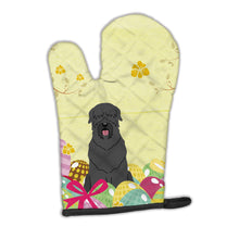 Load image into Gallery viewer, Easter Eggs Black Russian Terrier Oven Mitt BB6026OVMT