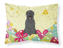 Load image into Gallery viewer, Easter Eggs Black Russian Terrier Fabric Standard Pillowcase – Artistic Decorative Front, White Back BB6026PILLOWCASE