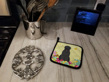 Load image into Gallery viewer, Easter Eggs Black Russian Terrier Pot Holders - Set of 2 - Heat-Resistant Kitchen Essentials BB6026PTHD