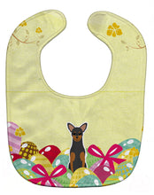 Load image into Gallery viewer, Easter Eggs Manchester Terrier Baby Bib BB6028BIB