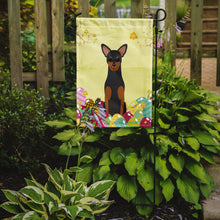 Load image into Gallery viewer, Easter Eggs Manchester Terrier Garden Flag - Outdoor Decorative Yard Flag BB6028GF