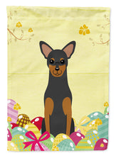Load image into Gallery viewer, Easter Eggs Manchester Terrier Garden Flag - Outdoor Decorative Yard Flag BB6028GF
