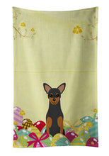 Load image into Gallery viewer, Easter Eggs Manchester Terrier Kitchen Towel – Artistic Dish Towel for Everyday Use BB6028KTWL