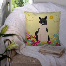 Load image into Gallery viewer, Easter Eggs Russo-European Laika Spitz Throw Pillow - 14x14 Decorative Pillow – Art for Your Home &amp; Patio BB6029PW1414