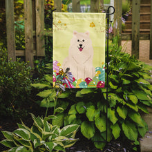 Load image into Gallery viewer, Easter Eggs Samoyed Garden Flag - Outdoor Decorative Yard Flag BB6030GF