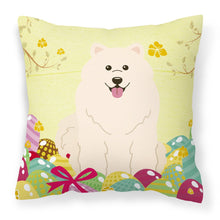Load image into Gallery viewer, Easter Eggs Samoyed Fabric Decorative Pillow BB6030PW1818