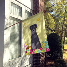 Load image into Gallery viewer, Easter Eggs Standard Schnauzer Black Flag Canvas House Size BB6032CHF