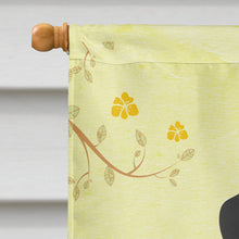 Load image into Gallery viewer, Easter Eggs Standard Schnauzer Black Flag Canvas House Size BB6032CHF