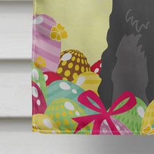 Load image into Gallery viewer, Easter Eggs Standard Schnauzer Black Flag Canvas House Size BB6032CHF