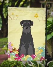 Load image into Gallery viewer, Easter Eggs Standard Schnauzer Black Garden Flag - Outdoor Decorative Yard Flag BB6032GF