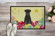 Load image into Gallery viewer, Easter Eggs Standard Schnauzer Black Doormat - 18x27 Decorative Floor Mat – Indoor/Outdoor Rug with Artistic Flair BB6032MAT