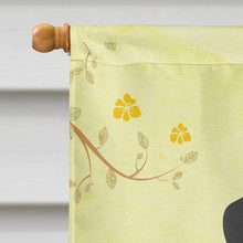 Load image into Gallery viewer, Easter Eggs Standard Schnauzer Salt and Pepper Flag Canvas House Size BB6033CHF