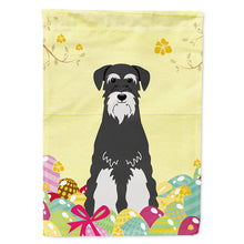Load image into Gallery viewer, Easter Eggs Standard Schnauzer Salt and Pepper Flag Canvas House Size BB6033CHF