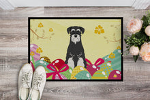 Load image into Gallery viewer, Easter Eggs Standard Schnauzer Salt and Pepper Doormat - 24x36 Decorative Floor Mat – Indoor/Outdoor Rug with Artistic Flair BB6033JMAT