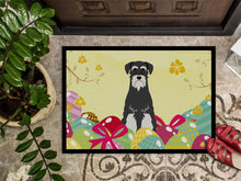 Load image into Gallery viewer, Easter Eggs Standard Schnauzer Salt and Pepper Doormat - 24x36 Decorative Floor Mat – Indoor/Outdoor Rug with Artistic Flair BB6033JMAT