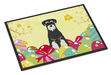 Load image into Gallery viewer, Easter Eggs Standard Schnauzer Salt and Pepper Doormat - 18x27 Decorative Floor Mat – Indoor/Outdoor Rug with Artistic Flair BB6033MAT