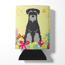 Load image into Gallery viewer, Easter Eggs Standard Schnauzer Black Grey Can or Bottle Hugger BB6034CC