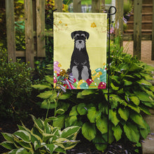 Load image into Gallery viewer, Easter Eggs Standard Schnauzer Black Grey Garden Flag - Outdoor Decorative Yard Flag BB6034GF
