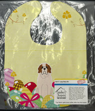 Load image into Gallery viewer, Easter Eggs Saint Bernard Baby Bib BB6035BIB