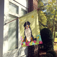 Load image into Gallery viewer, Easter Eggs Bernese Mountain Dog Flag Canvas House Size BB6036CHF