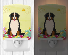 Load image into Gallery viewer, Easter Eggs Bernese Mountain Dog Ceramic Night Light BB6036CNL