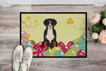 Load image into Gallery viewer, Easter Eggs Greater Swiss Mountain Dog Doormat - 18x27 Decorative Floor Mat – Indoor/Outdoor Rug with Artistic Flair BB6037MAT