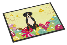 Load image into Gallery viewer, Easter Eggs Greater Swiss Mountain Dog Doormat - 18x27 Decorative Floor Mat – Indoor/Outdoor Rug with Artistic Flair BB6037MAT