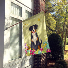 Load image into Gallery viewer, Easter Eggs Entlebucher Flag Canvas House Size BB6038CHF