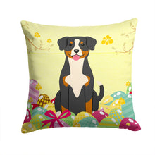Load image into Gallery viewer, Easter Eggs Entlebucher Throw Pillow - 14x14 Decorative Pillow – Art for Your Home &amp; Patio BB6038PW1414