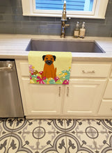 Load image into Gallery viewer, Easter Eggs Border Terrier Kitchen Towel – Artistic Dish Towel for Everyday Use BB6039KTWL