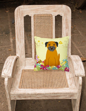 Load image into Gallery viewer, Easter Eggs Border Terrier Fabric Decorative Pillow BB6039PW1818