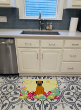 Load image into Gallery viewer, Easter Eggs Border Terrier Machine Washable Memory Foam Mat BB6039RUG