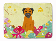 Load image into Gallery viewer, Easter Eggs Border Terrier Machine Washable Memory Foam Mat BB6039RUG