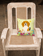 Load image into Gallery viewer, Easter Eggs Beagle Tricolor Fabric Decorative Pillow BB6040PW1818