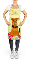 Load image into Gallery viewer, Easter Eggs Airedale Apron – Artist-Designed Kitchen, BBQ &amp; Craft Apron BB6041APRON