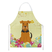 Load image into Gallery viewer, Easter Eggs Airedale Apron – Artist-Designed Kitchen, BBQ &amp; Craft Apron BB6041APRON