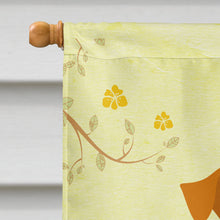 Load image into Gallery viewer, Easter Eggs Airedale Flag Canvas House Size BB6041CHF