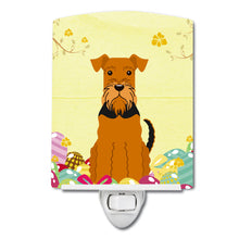 Load image into Gallery viewer, Easter Eggs Airedale Ceramic Night Light BB6041CNL