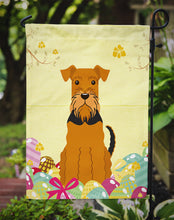 Load image into Gallery viewer, Easter Eggs Airedale Garden Flag - Outdoor Decorative Yard Flag BB6041GF