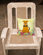 Load image into Gallery viewer, Easter Eggs Airedale Fabric Decorative Pillow BB6041PW1818