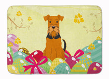 Load image into Gallery viewer, Easter Eggs Airedale Machine Washable Memory Foam Mat BB6041RUG