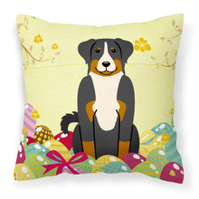 Load image into Gallery viewer, Easter Eggs Appenzeller Sennenhund Fabric Decorative Pillow BB6043PW1818