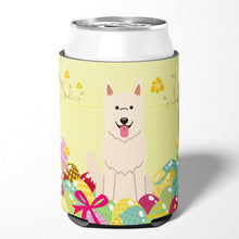 Load image into Gallery viewer, Easter Eggs White German Shepherd Can or Bottle Hugger BB6045CC