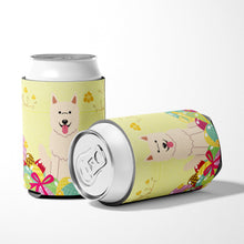 Load image into Gallery viewer, Easter Eggs White German Shepherd Can or Bottle Hugger BB6045CC