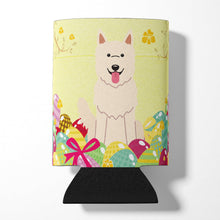 Load image into Gallery viewer, Easter Eggs White German Shepherd Can or Bottle Hugger BB6045CC