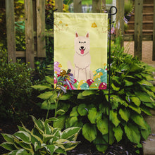 Load image into Gallery viewer, Easter Eggs White German Shepherd Garden Flag - Outdoor Decorative Yard Flag BB6045GF