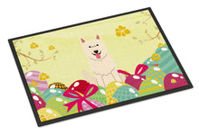 Load image into Gallery viewer, Easter Eggs White German Shepherd Doormat - 18x27 Decorative Floor Mat – Indoor/Outdoor Rug with Artistic Flair BB6045MAT