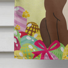 Load image into Gallery viewer, Easter Eggs Staffordshire Bull Terrier Chocolate Flag Canvas House Size BB6048CHF
